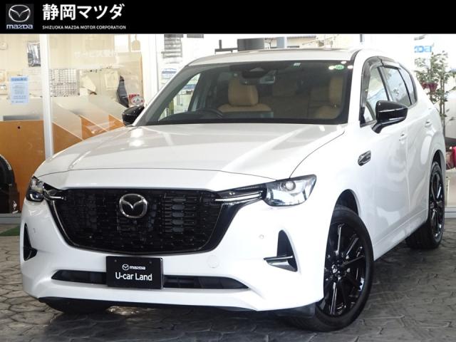ＣＸ－６０ ３．３ディーゼルターボ　ＸＤ ハイブリッド プレミアム スポーツ   ４ＷＤ  ８ＡＴフロアＭＴモード付ＡＴ　マツダコネクトＳＤナビ　フルセグＴＶ　３６０°ビューモニター　衝突被害軽減ブレーキ　ＥＴＣ　ＢＯＳＥサウンド　レーダークルーズコントロール