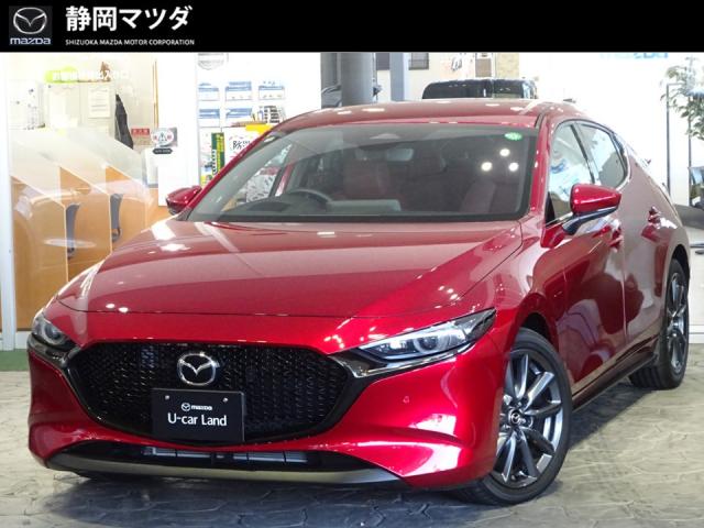 ＭＡＺＤＡ３ファストバック ２０Ｓツーリング　バーガンディレザーパッケージ　マツダコネクトＳＤナビ　３６０°ビューモニター　ＢＯＳＥサウンドシステム　レーダークルーズコントロール　衝突被害軽減ブレーキ　シート・ステアリングヒーター