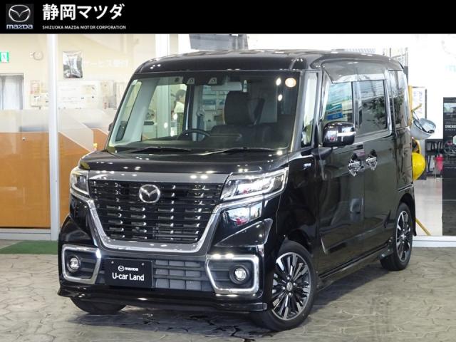 フレアワゴン カスタムスタイルＨＶ　ＸＳ　　ＣＶＴインパネ　両側電動スライドドア　メモリーナビ　全方位カメラ　フルセグＴＶ　ＥＴＣ　衝突被害軽減ブレーキ　シートヒーター　クルーズコントロール