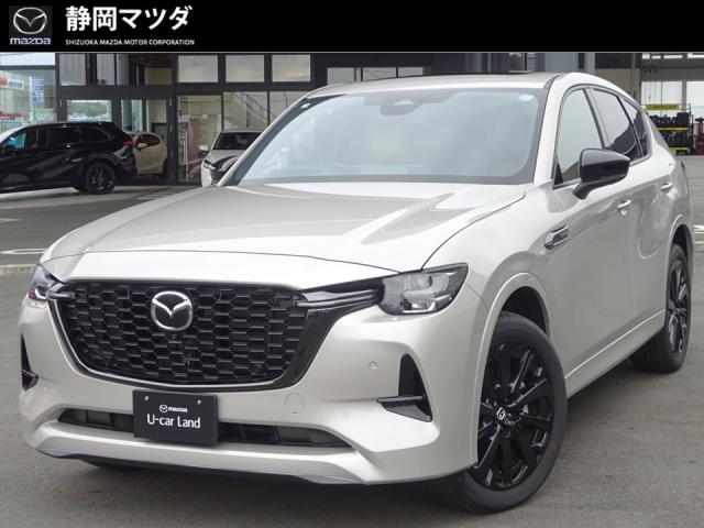 ＣＸ－６０ ＸＤ－ＨＹＢＲＩＤ　Ｐｒｅｍｉｕｍ　Ｓｐｏｒｔｓ　ｅ－ＳＫＹＡＣＴＩＶ－Ｄ　３．３　マツダコネクトＳＤナビ　運転席電動パワーシート　運転席・助手席シートヒーター　ハンドルヒーター　３６０度ビューモニター　クルージング＆トラフィックサポート